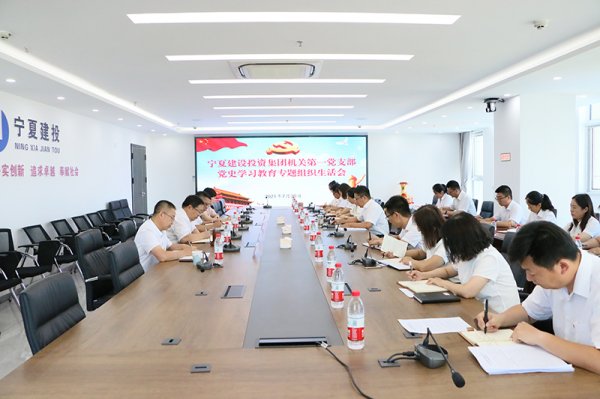 华光荣以普通党员身份参加所在党支部党史学习教育专题组织生活会